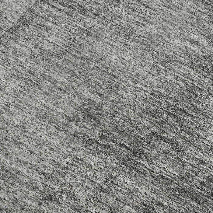 9' X 12' Ombre Washable Area Rug With UV Protection (652724) - Gray / Ivory
