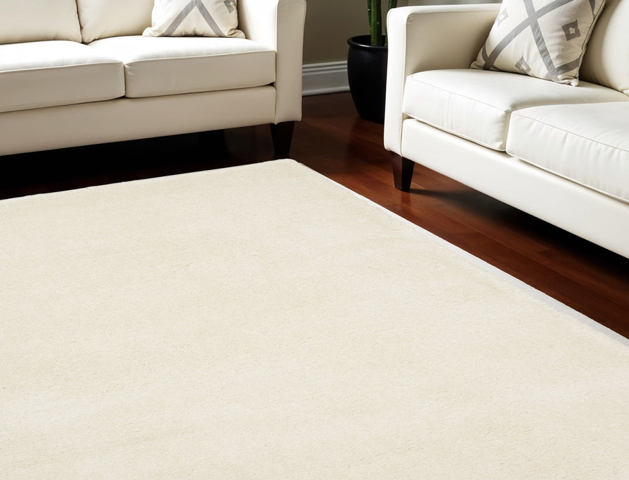 8' X 10' Shag Area Rug - Ivory