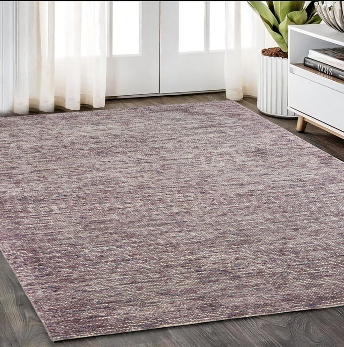 5' X 8' Hand Tufted Area Rug - Purple And Pink