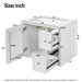 Giga wall-mounted bathroom vanity set with sink, two drawers, and soft-close door, modern bathroom storage solution