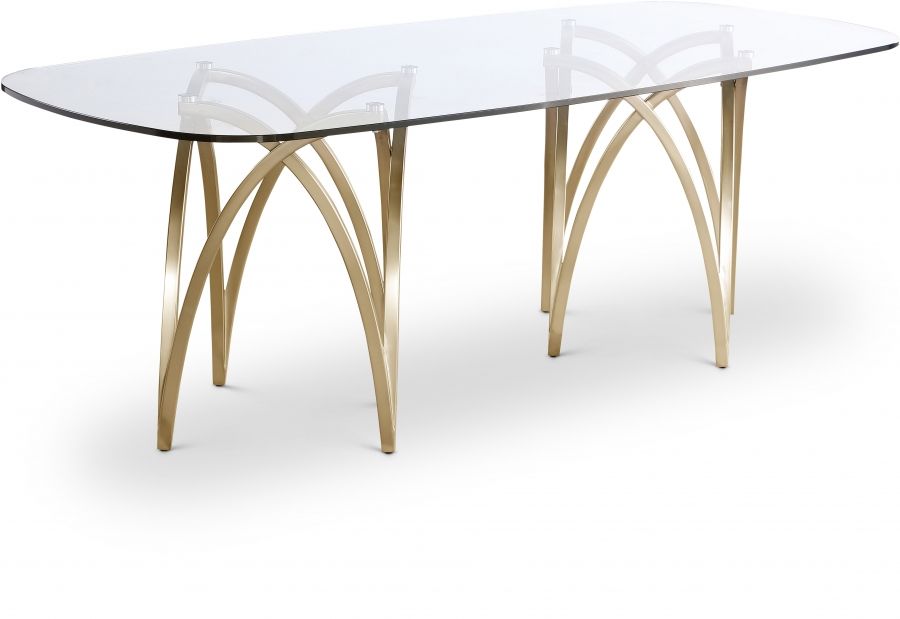 Madelyn - Dining Table - Gold