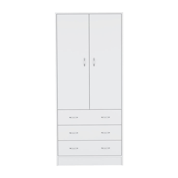 Wood Corner Accent Chest (732031) - White