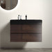 Giga Alice wall-mounted bathroom vanity with integrated sink, large storage, floating design, modern style, no drain or faucet included.