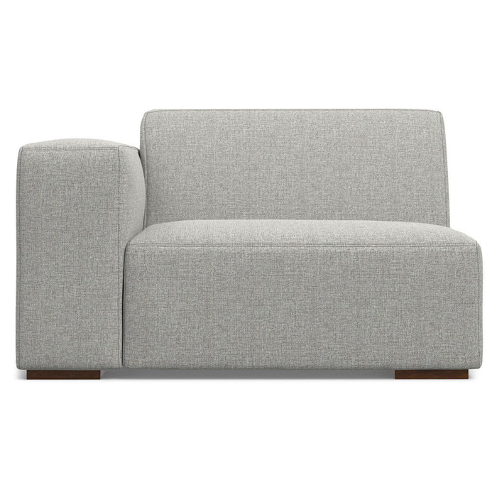 44" Modular Sofa With Brown Legs - Gray