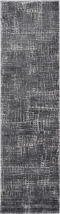 9' x 13' Machine Woven Scratch Indoor Area Rug - Gray