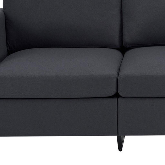 Linen Sofa - Dark Gray