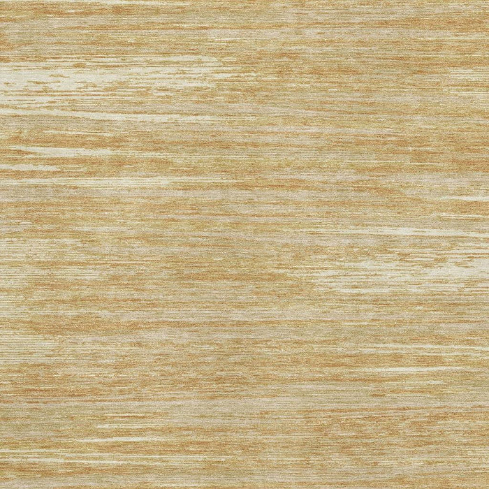 10' X 14' Striped Washable Area Rug With UV Protection (671216) - Gold / Beige / Ivory