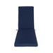 Giga outdoor lounge chair cushion replacement for patio furniture, showing back and seat cushions on a chaise lounge.