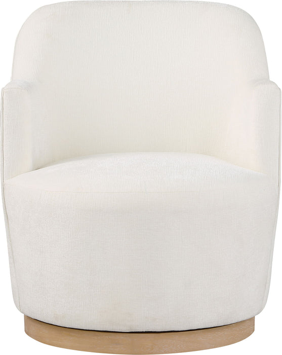 Clarita - Chenille Swivel Accent Chair