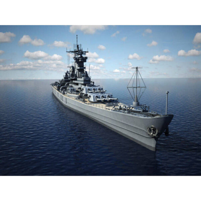 Hand Painted Model Boat (624300) - Gray
