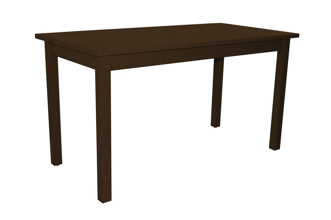 60" Solid Wood Dining Table - Coffee