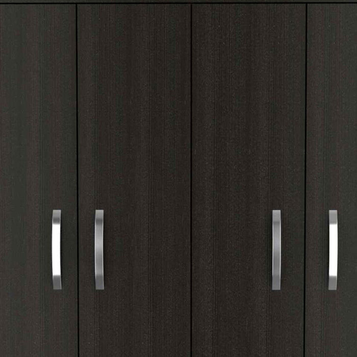 47" Three Drawer Combo Dresser - Black