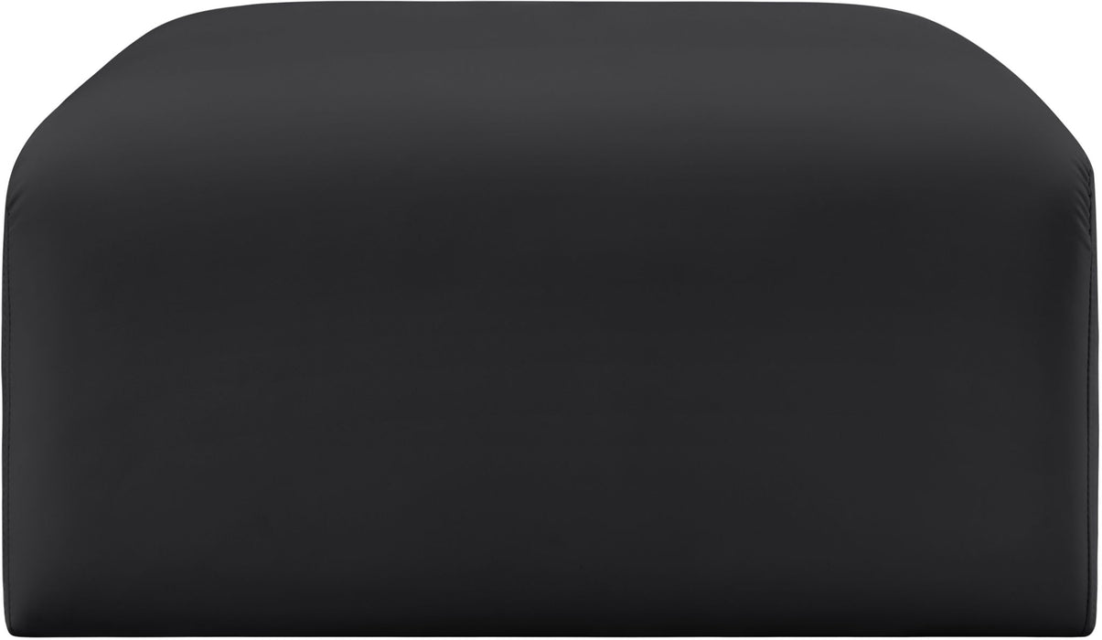 Arc - Faux Leather Ottoman