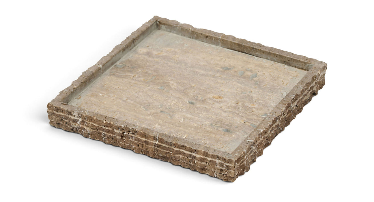 Marble tray by Meridian Furniture featuring a sleek, genuine marble surface and elegant design, ideal for serving or display.