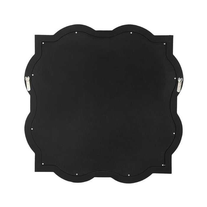 32" Scalloped Glass Framed Accent Mirror - Clear