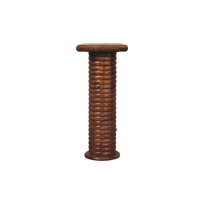 Solid Wood Console Table With Shelf With Drawer (723408) - Brown
