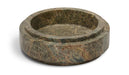 Marble bowl from Meridian Furniture's Parsons collection, featuring smooth white genuine marble with elegant veining.