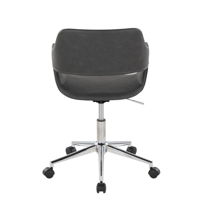 Margarite - Task Chair - Chrome Metal