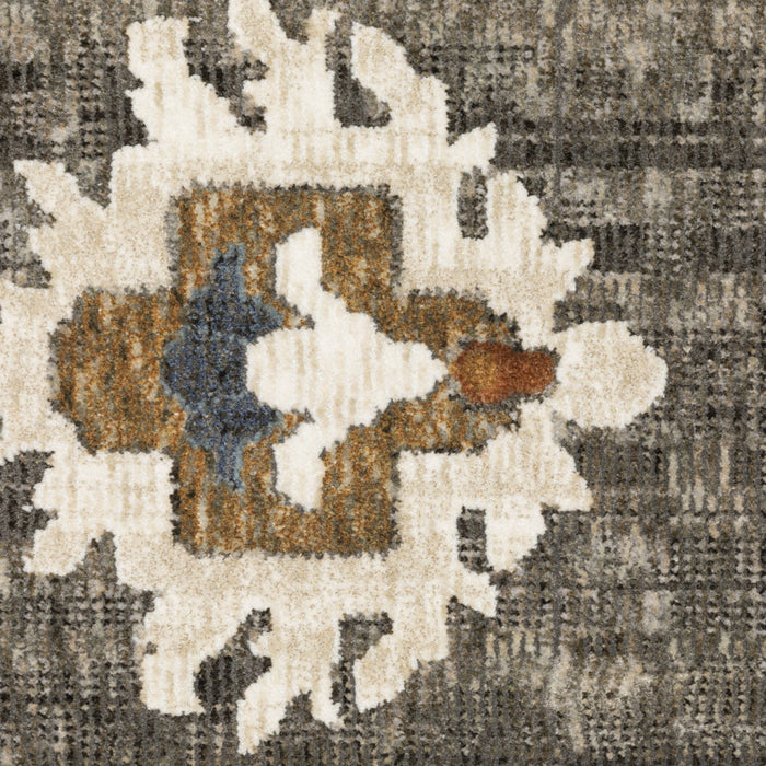 5' X 8' Oriental Area Rug - Blue