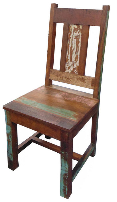 Slat Back Dining Side Chairs (Set of 2) - Brown