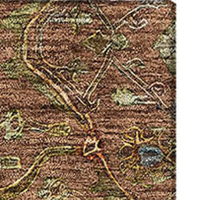 10' X 14' Oriental Washable Area Rug With UV Protection (685492) - Rust / Gold / Blue