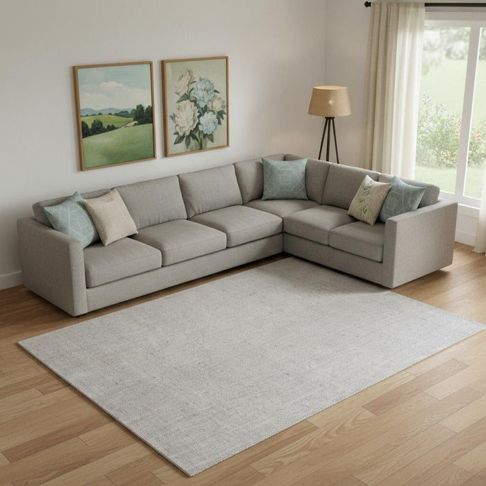 9' X 12' Hand Woven Area Rug (721531) - Gray