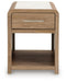 Signature Design by Ashley rectangular cocktail table with a sleek wood finish, perfect for living room or lounge decor.