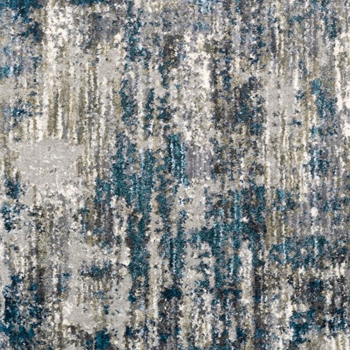 8' x 10' Gray Skies Area Rug - Gray And Blue