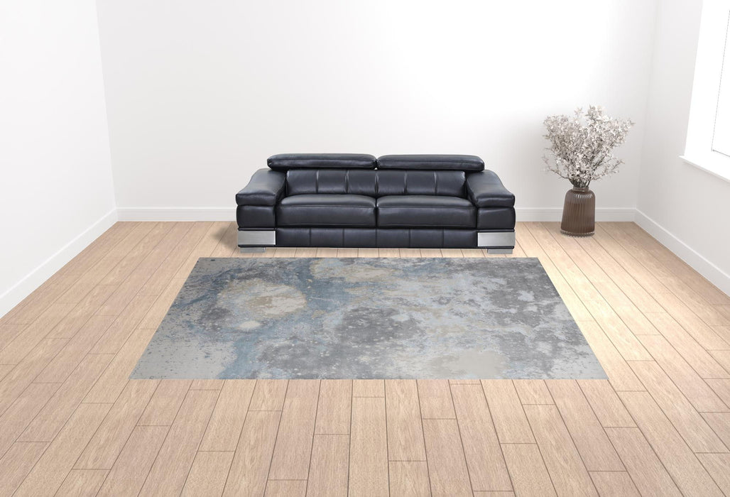 10' x 13' Abstract Area Rug - Blue