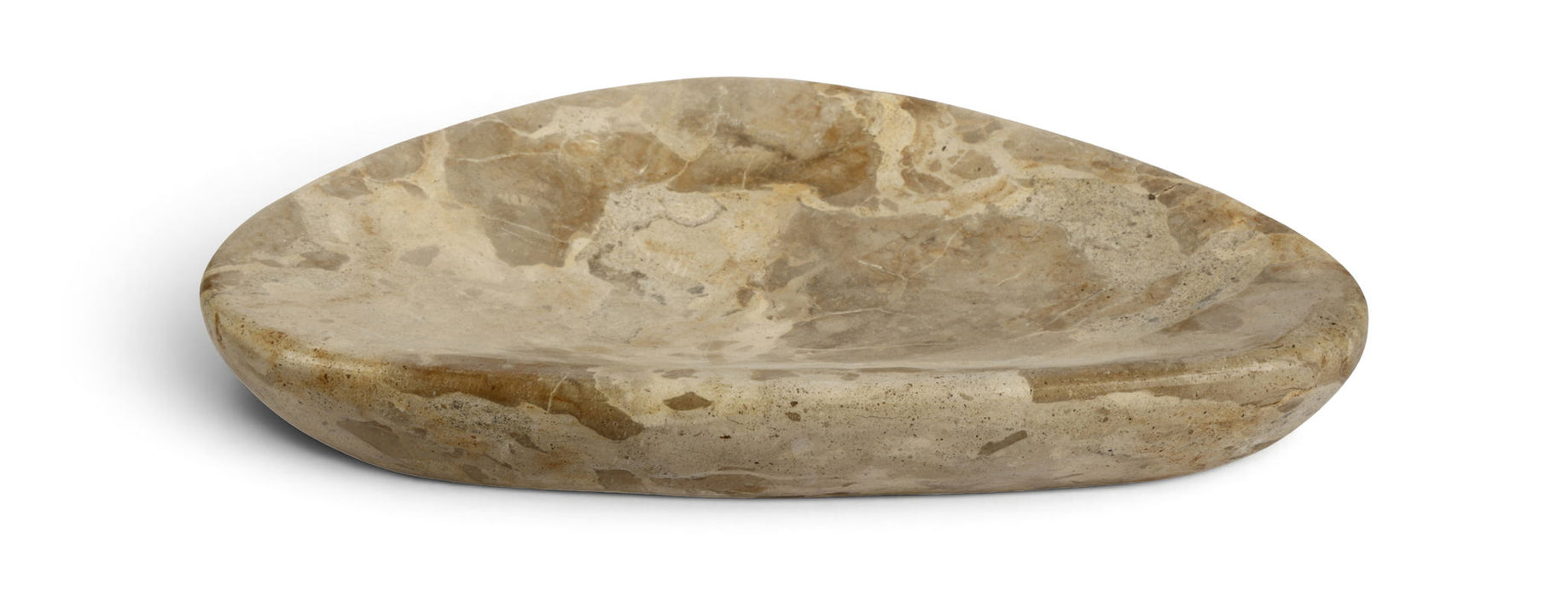 Marble bowl by Meridian Furniture, genuine marble with smooth finish, ideal for serving or decorative use.