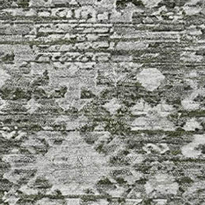 10' X 14' Oriental Washable Area Rug With UV Protection (700865) - Pewter / Silver