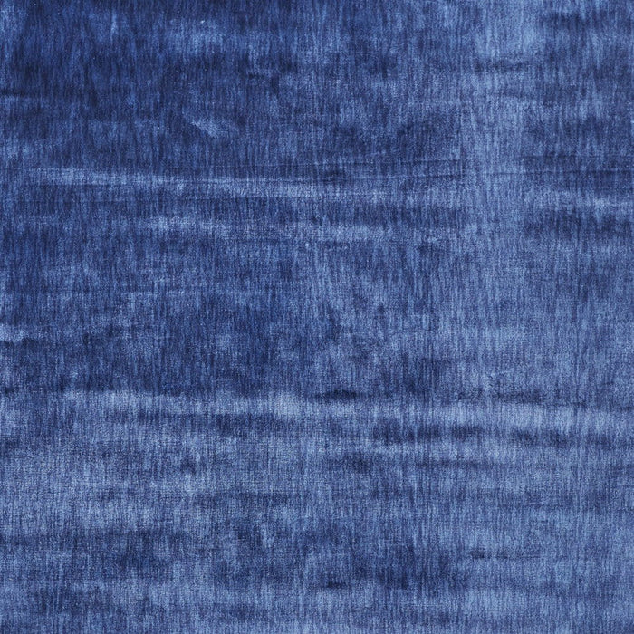 6' x 9' Hand Woven Area Rug - Blue Chevron