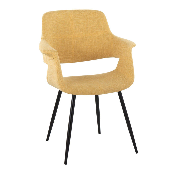 Vintage Flair - Chair (Set of 2) - Black Legs