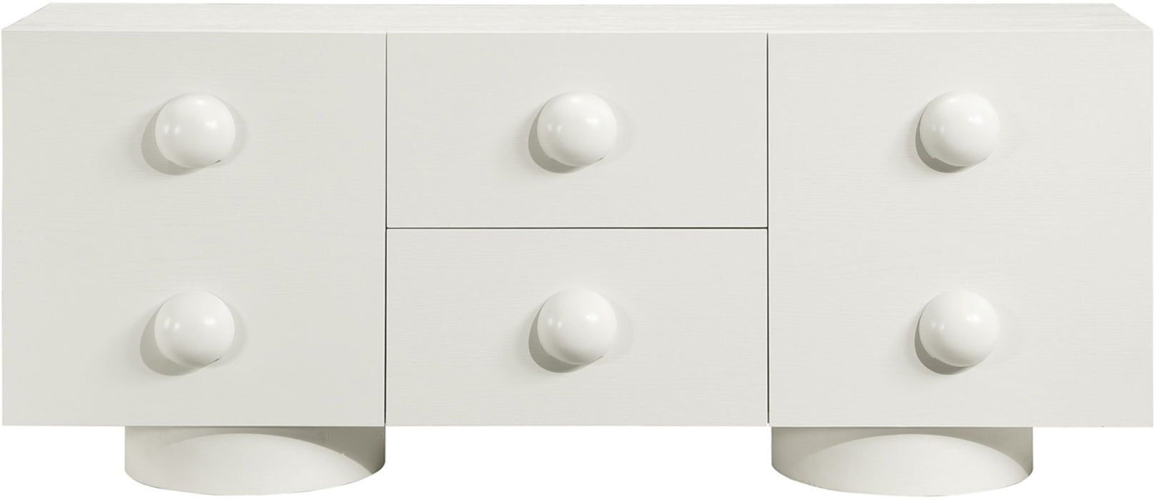 Bubble - Rubberwood with Oak Veneer Sideboard / Buffet