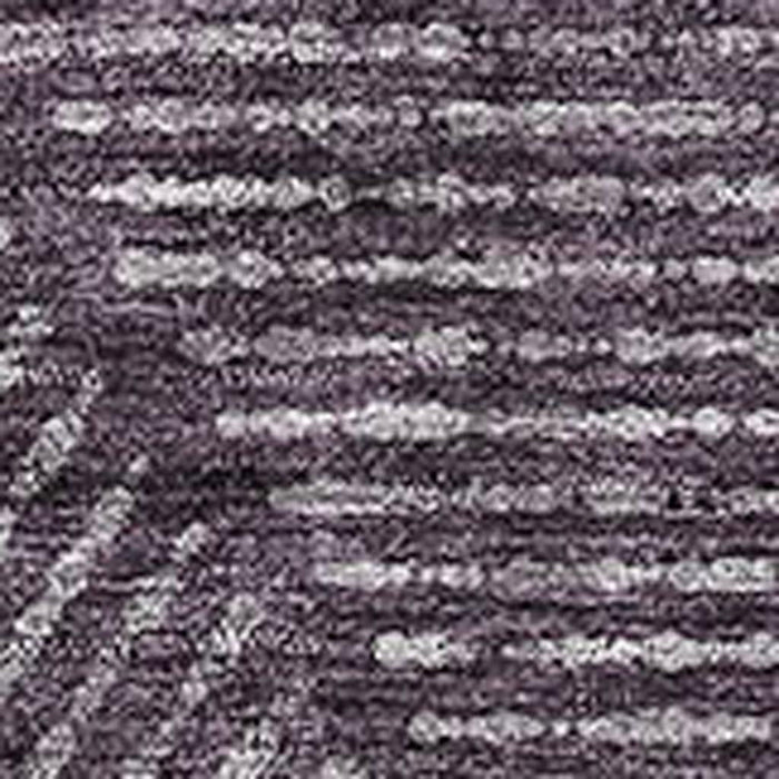 9' X 12' Geometric Washable Area Rug With UV Protection - Eggplant And Gray