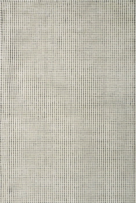 9' X 12' Checkered Area Rug (724070) - Beige / Black