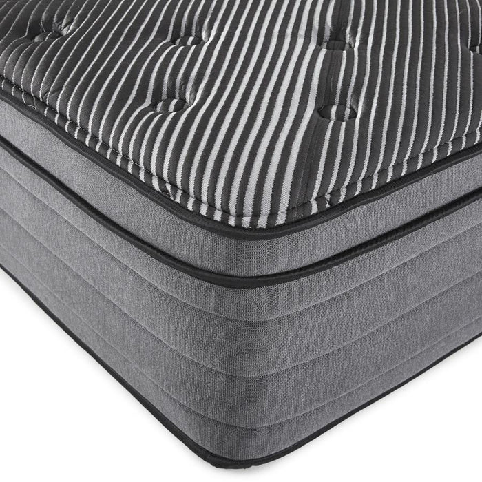 Montlake - Queen Cool Euro Top Foam Hybrid Mattress - Black