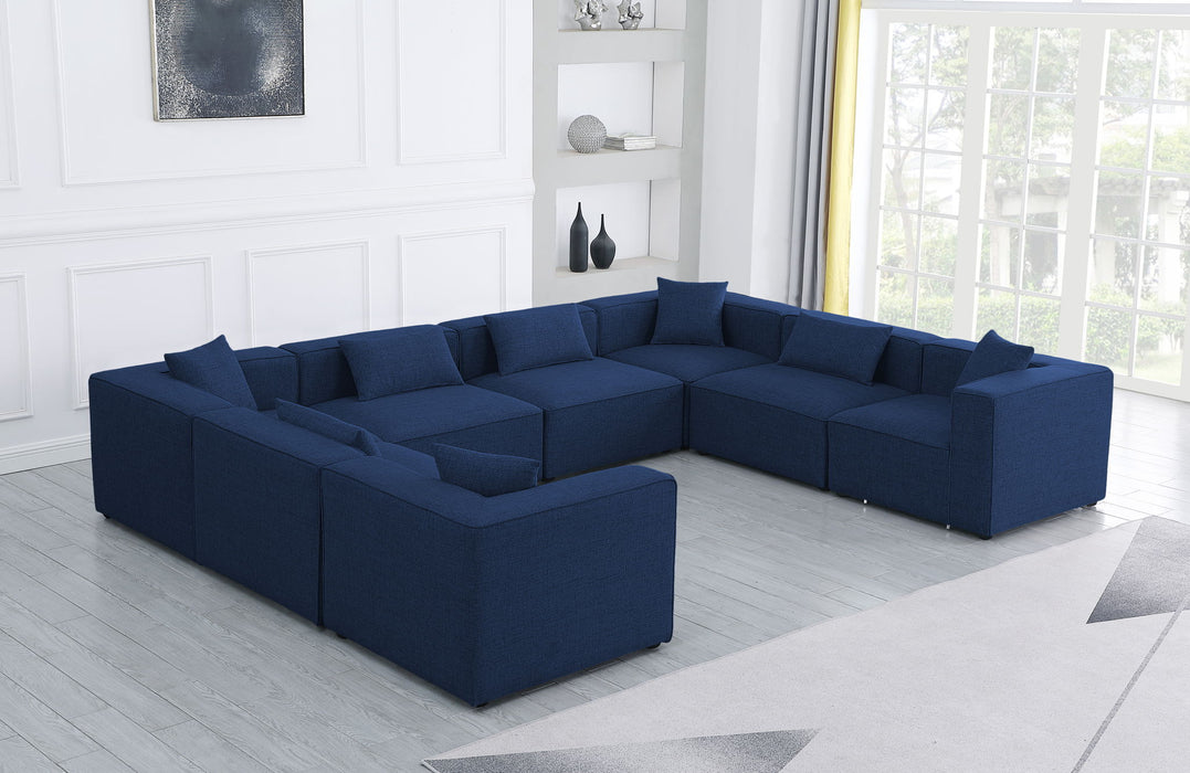 Cube - Linen 8 Piece Modular Sectional