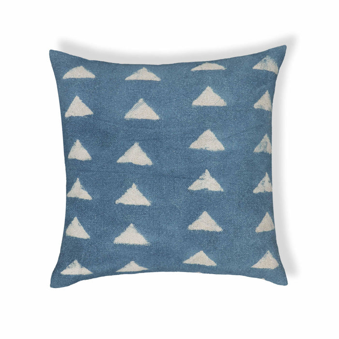 Indigo - 20" Square Accent Pillow Cover - Indigo