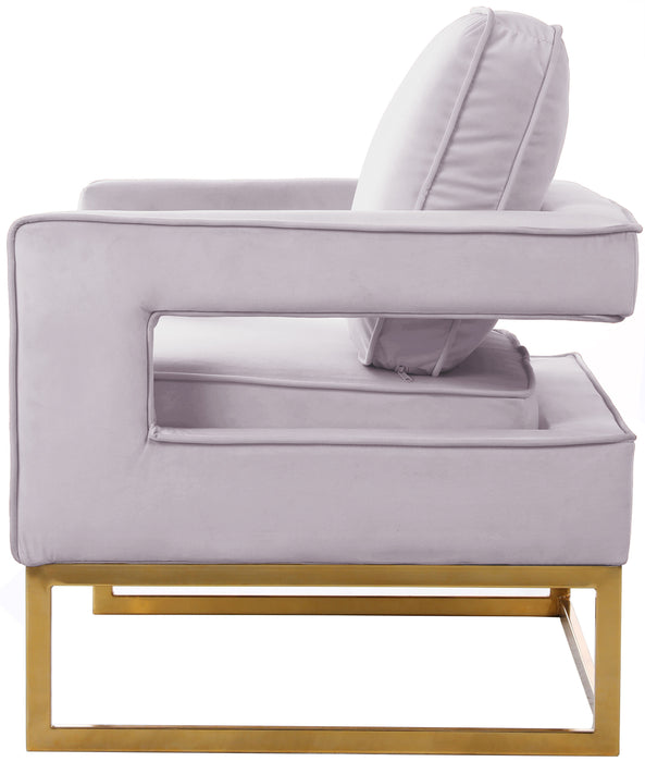 Noah - Accent Chair with Gold Legs