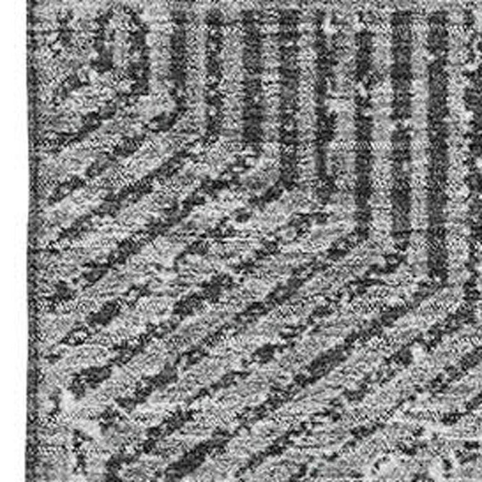 10' X 14' Geometric Washable Area Rug With UV Protection (672494) - Gray / Silver