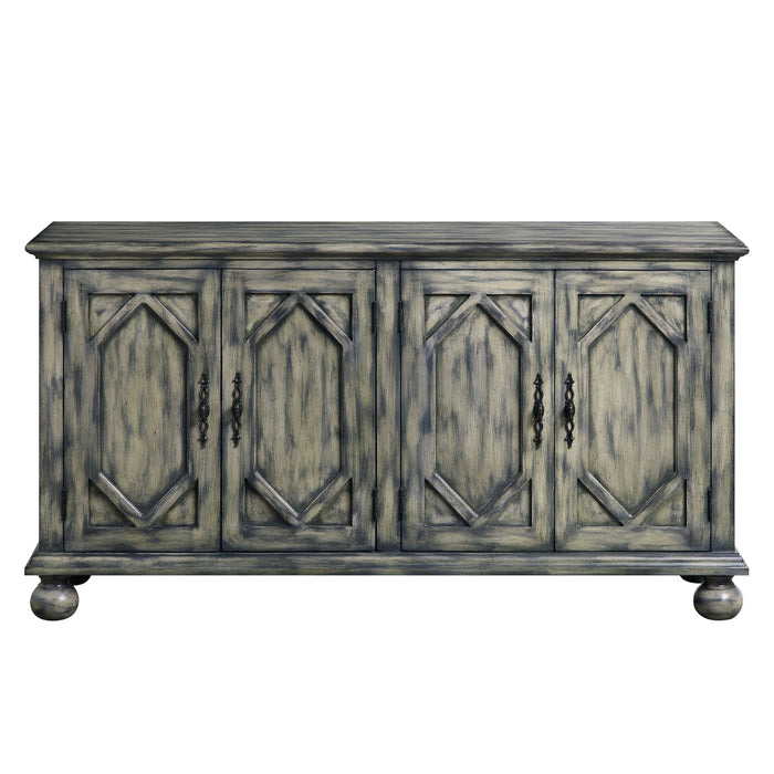 Pavan - Accent Table - Rustic Gray