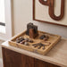 Elegant Michael marble tray by Meridian Furniture featuring a smooth, genuine marble surface and sleek design.