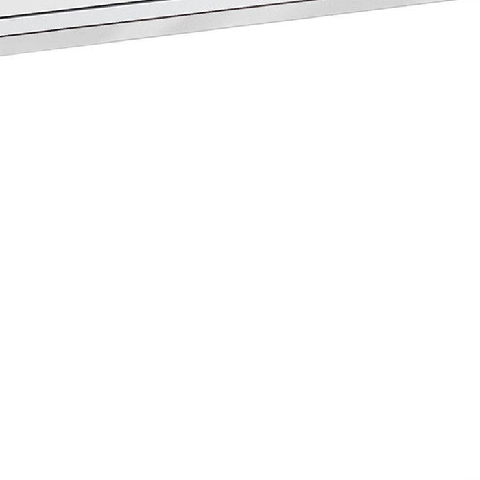 Console Table And Drawers - White And Silver