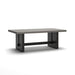 Salina Bay rectangular coffee table by Millennium by Ashley with rustic wood finish and plank-style tabletop