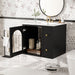 Giga wall-mounted bathroom vanity set with sink, two drawers, and soft-close door, modern design for contemporary bathrooms
