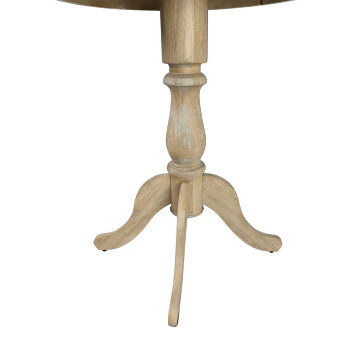 30'' Solid Wood Rounded Bar Table - Natural