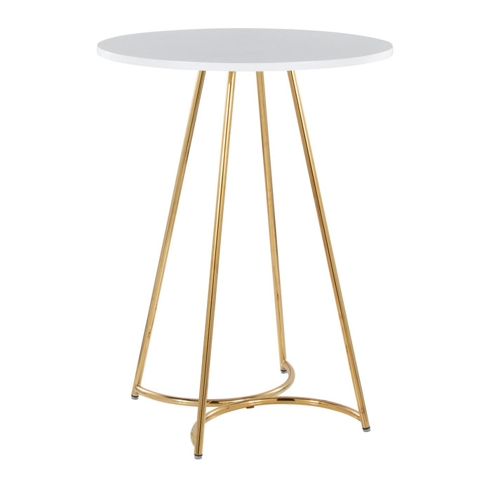Cece - Counter Table - Gold Metal