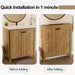 Giga folding floor cabinet with ceramic sink, space-saving vanity unit showing a compact bathroom storage solution