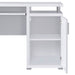 CoasterEveryday Tracy 55-inch white office computer desk with two drawers